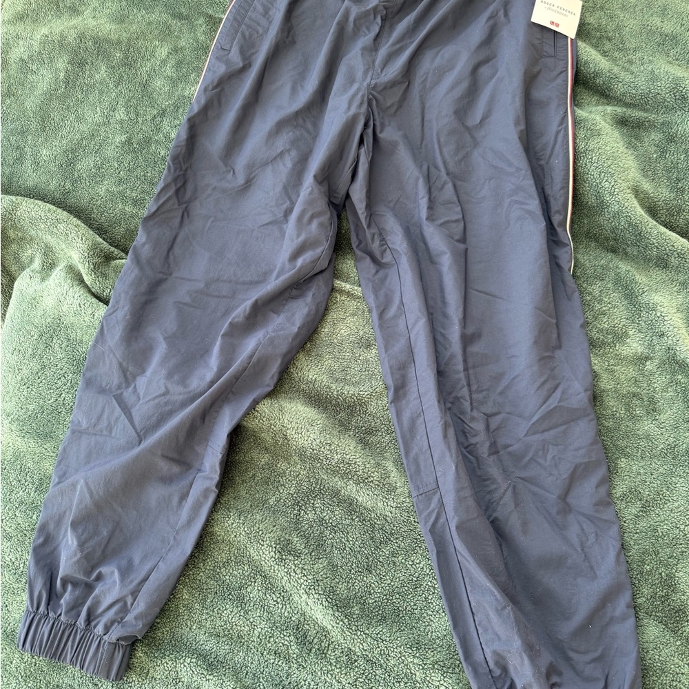 Blue Roger Federer Uniqlo JW Anderson Collaboration Joggers